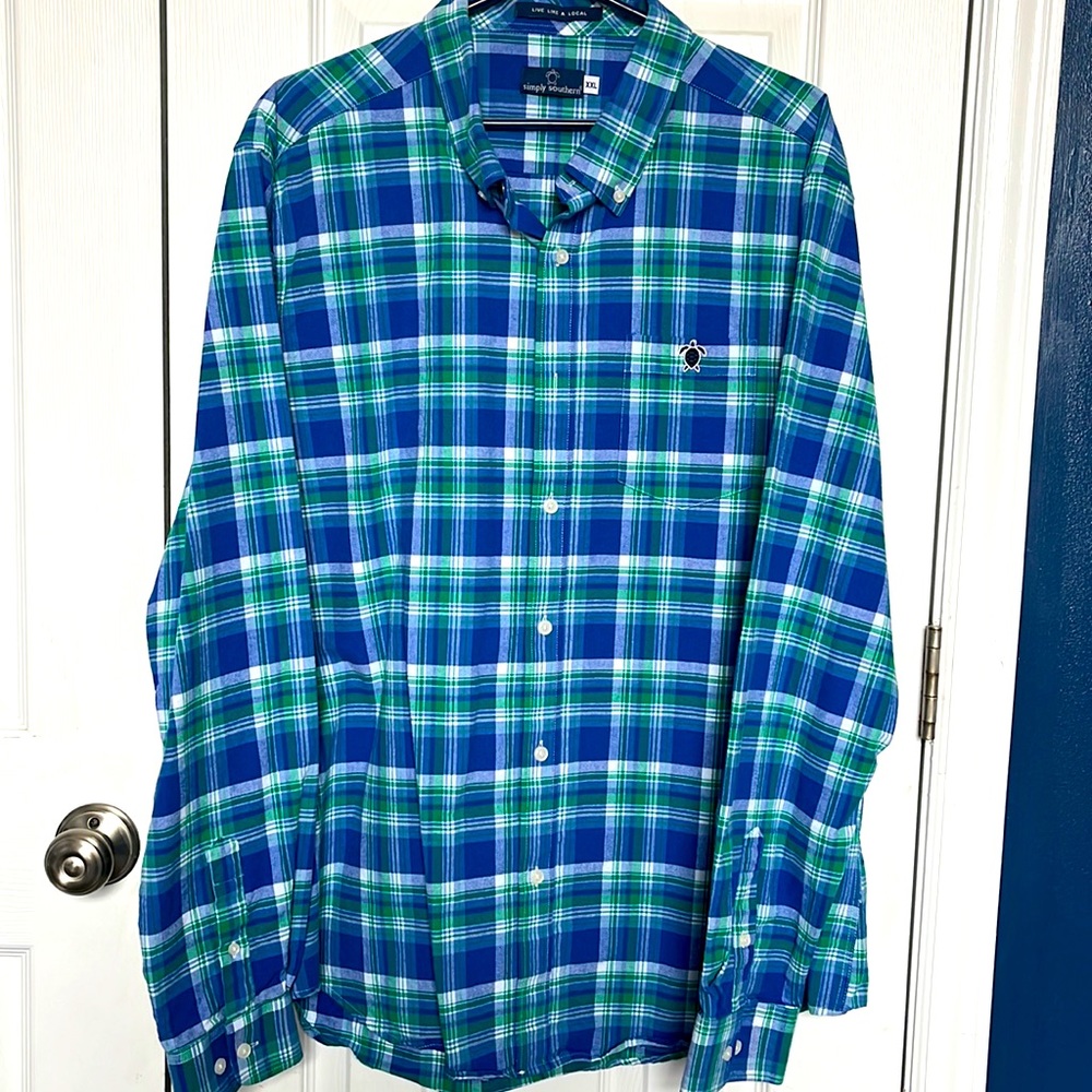 Mens Simply Southern XXL Long Sleeve Shirt